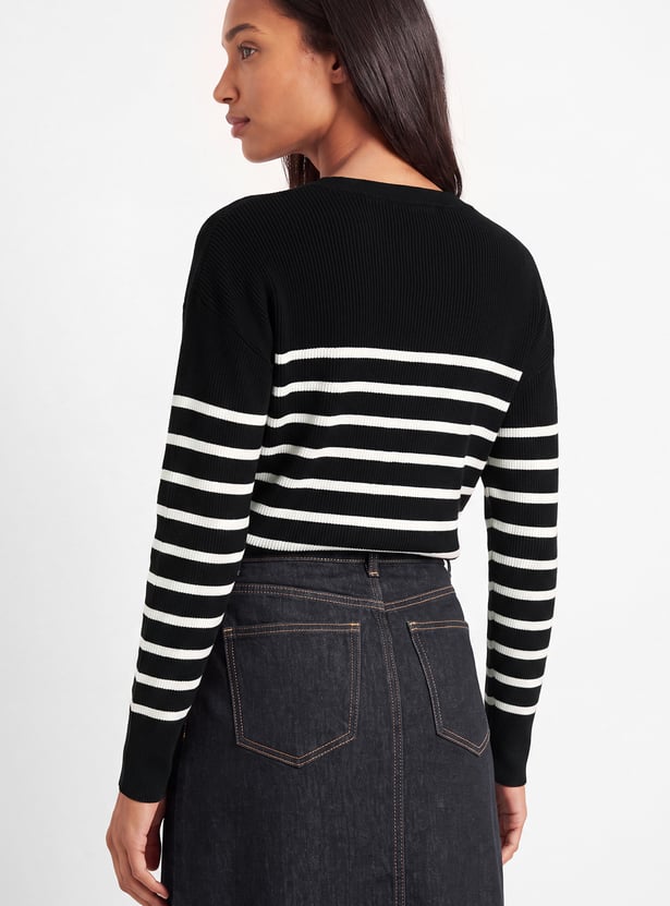 Women Striped Sweater
