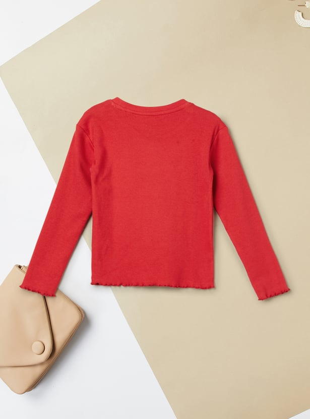 Girls Embroidered Top