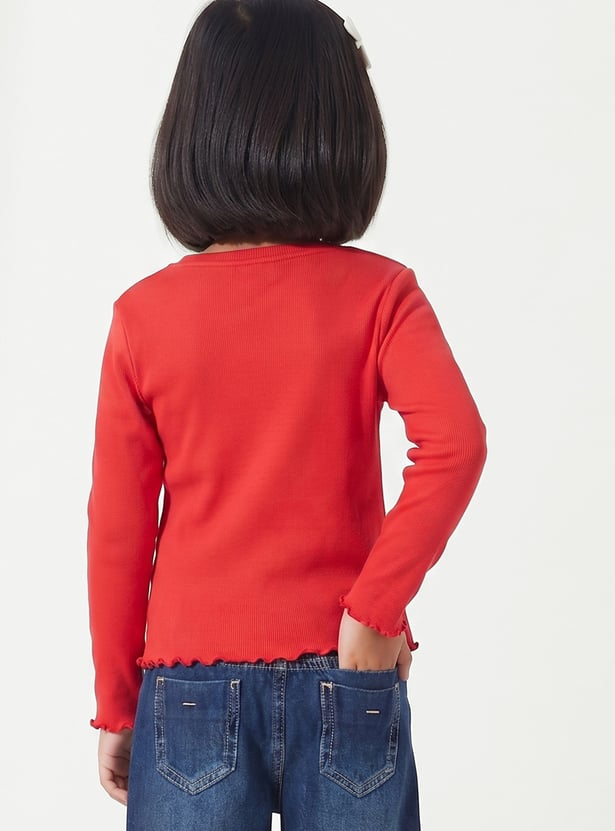 Girls Embroidered Top