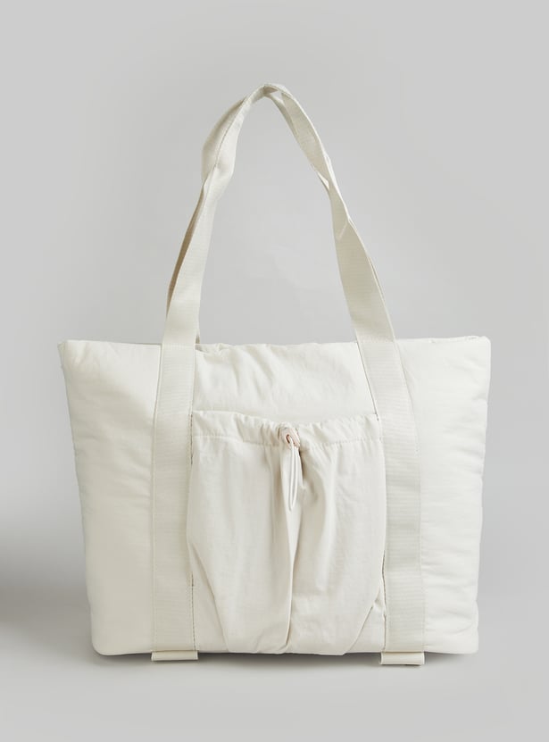 Women Solid Athleisure Gym Bag