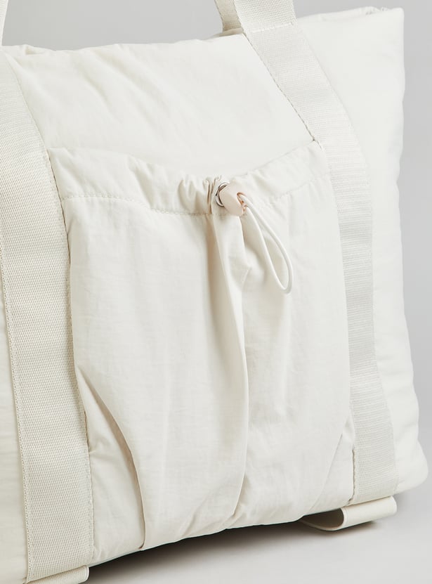 Women Solid Athleisure Gym Bag