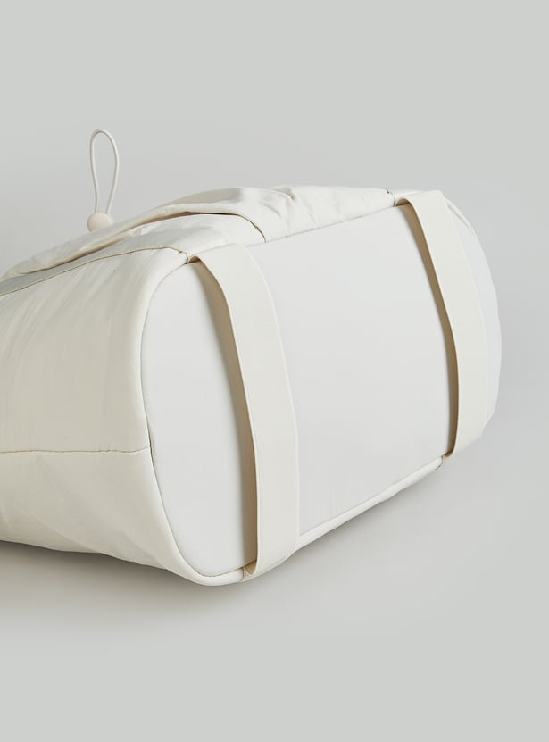 Women Solid Athleisure Gym Bag