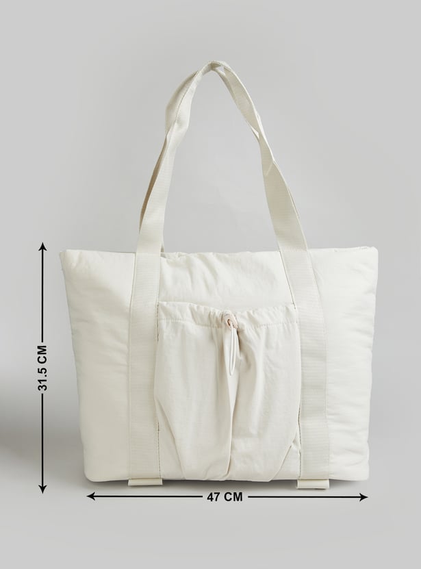 Women Solid Athleisure Gym Bag