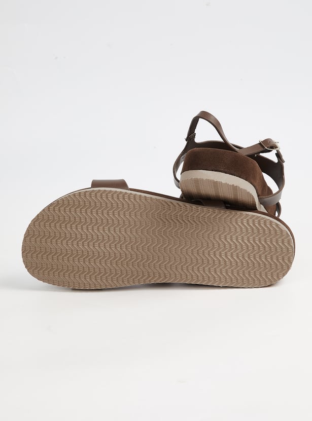 Women Solid T-strap Sandals