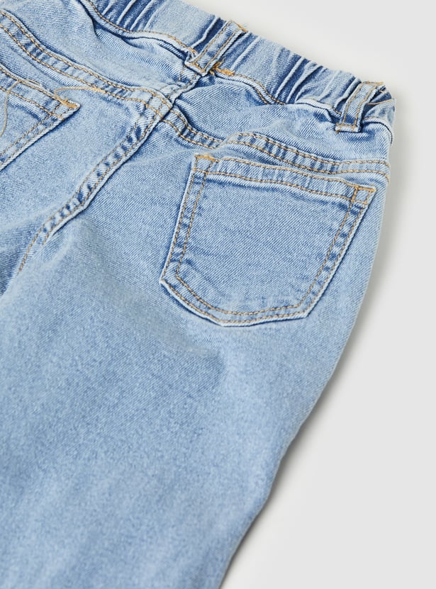 Girls Embroidered Jeans