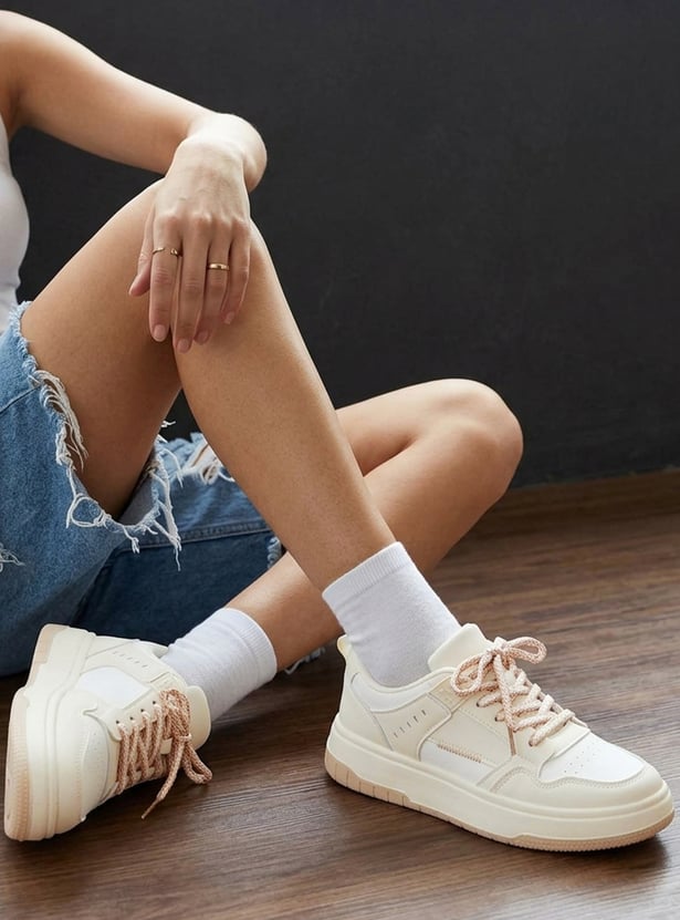 Women Perforated Sneakers