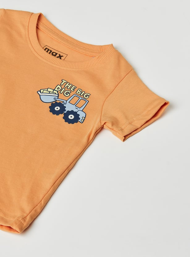Boys Printed T-shirts - Pack of 3