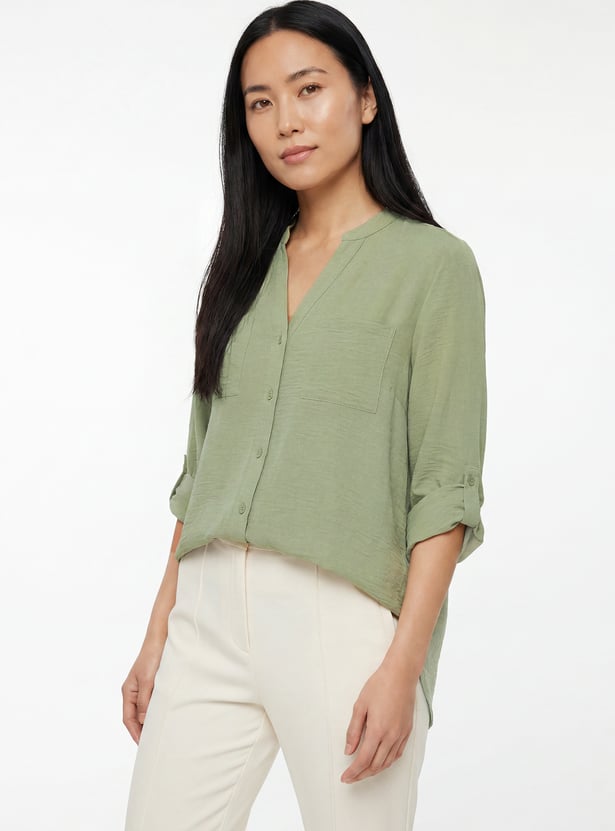 Women Solid Blouse