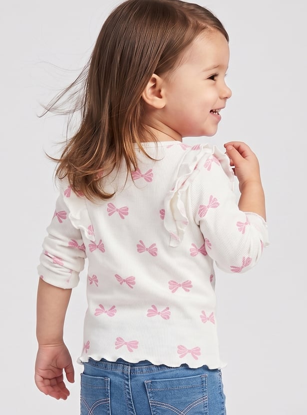 Girls Printed Tops - Pack of 2