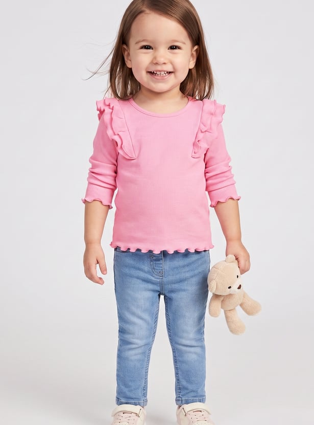 Girls Printed Tops - Pack of 2