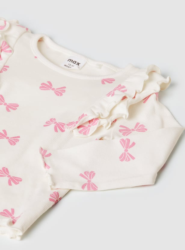Girls Printed Tops - Pack of 2