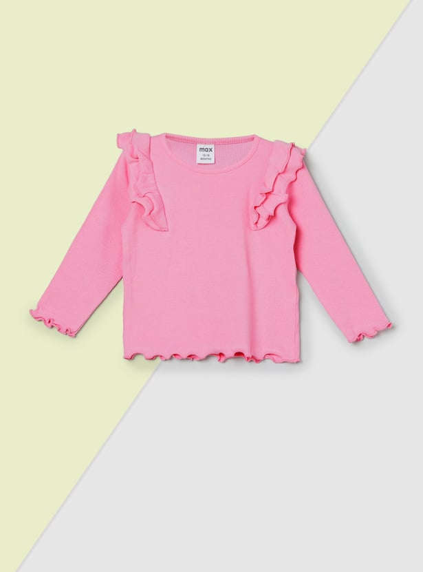 Girls Printed Tops - Pack of 2