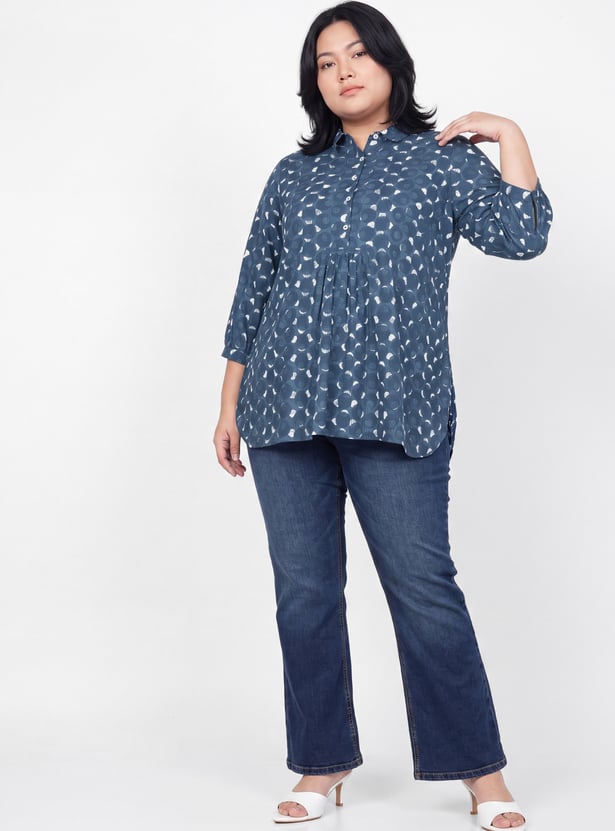 Women Printed A-line Kurti