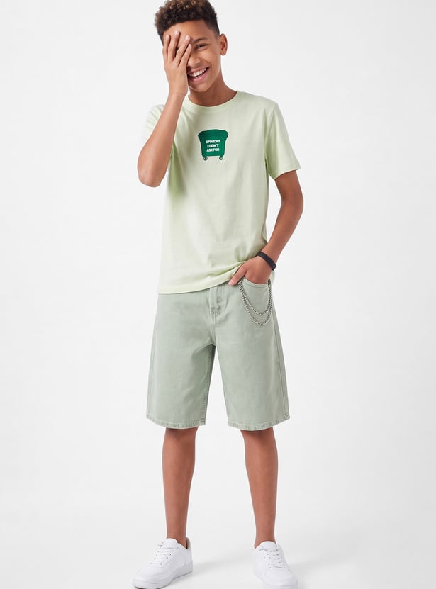 Boys Graphic Print T-shirt