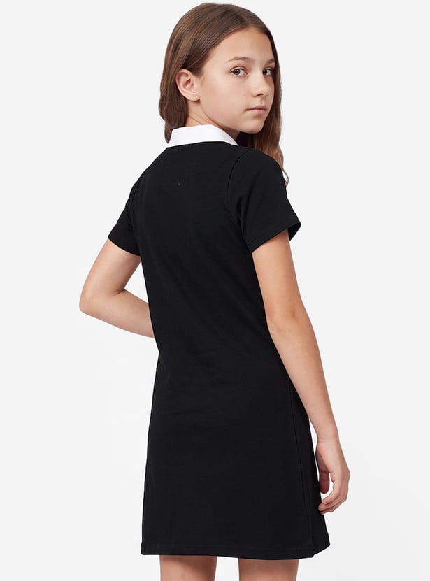 Girls Printed T-shirt Dress