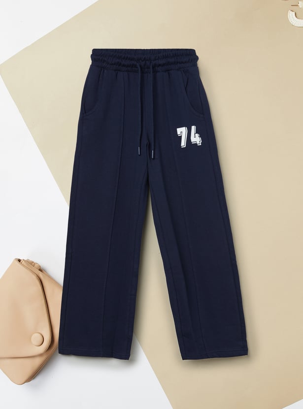 Girls Printed Trousers Set