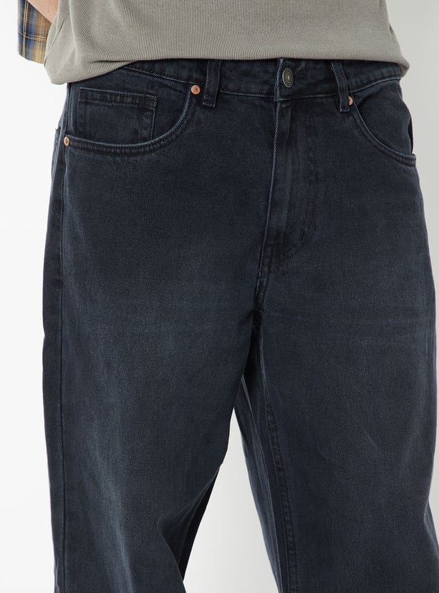 Men Washed Relaxed Fit Jeans