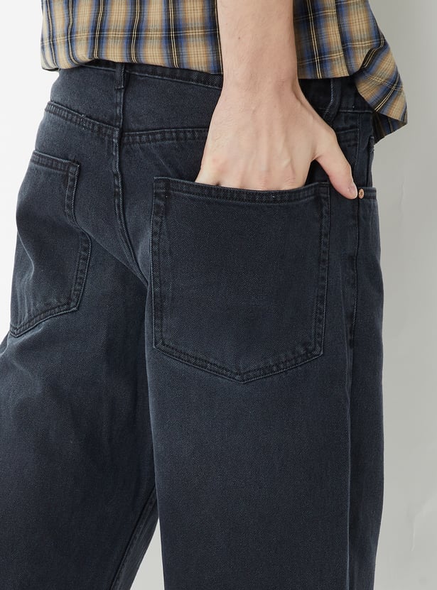 Men Washed Relaxed Fit Jeans
