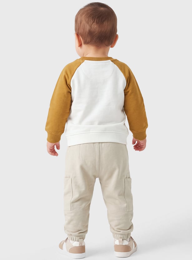 Boys Dinosaur Applique Joggers Set
