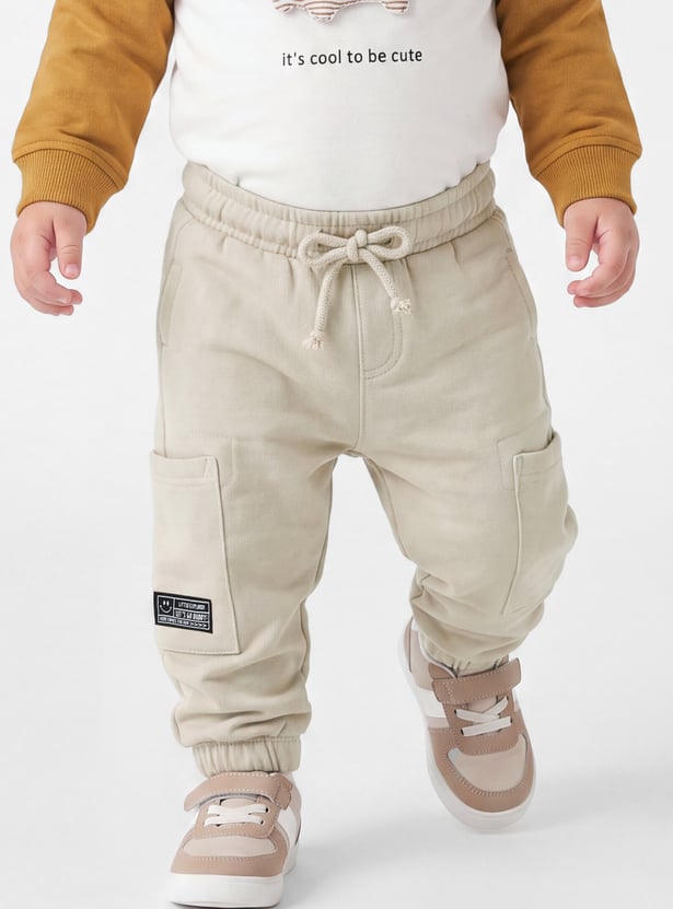 Boys Dinosaur Applique Joggers Set
