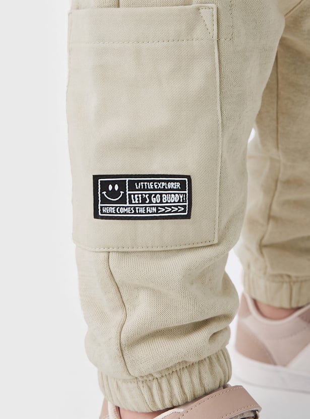 Boys Dinosaur Applique Joggers Set