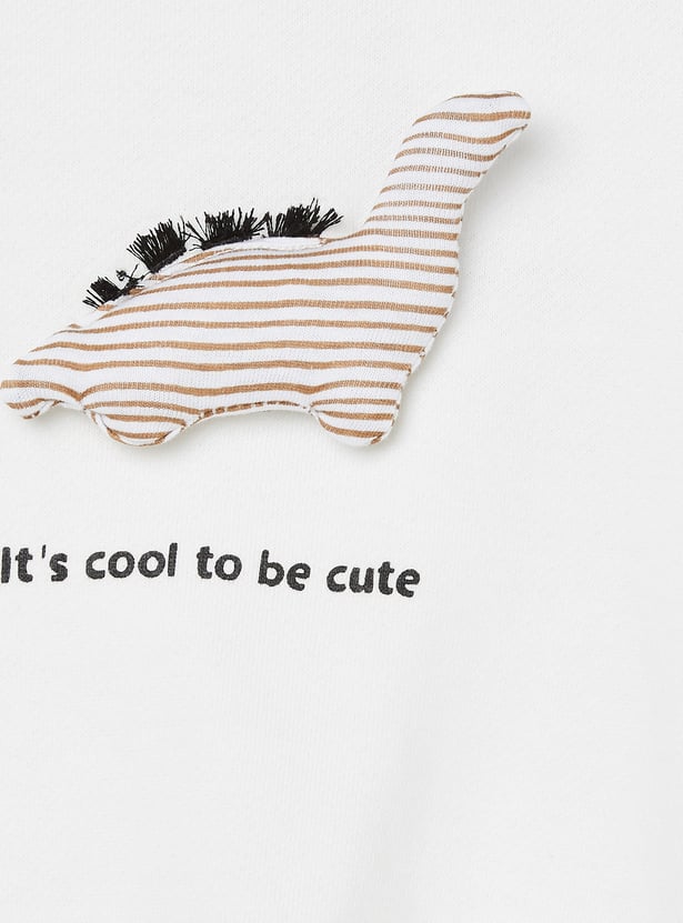 Boys Dinosaur Applique Joggers Set
