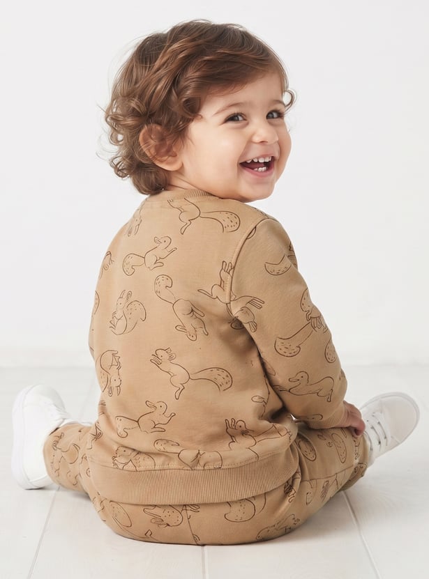 Boys Printed Trousers Set