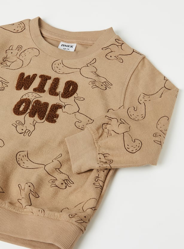 Boys Printed Trousers Set