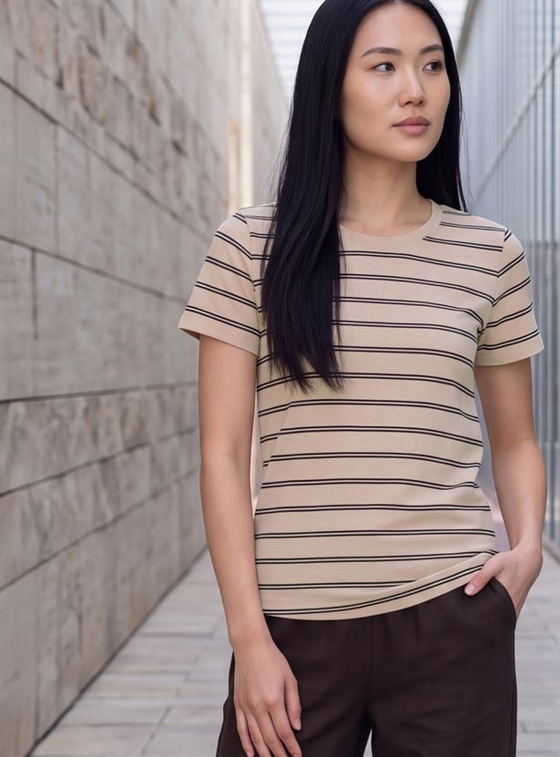 Women Striped T-shirt