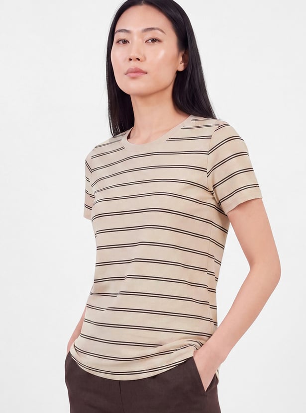 Women Striped T-shirt