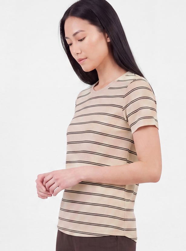 Women Striped T-shirt