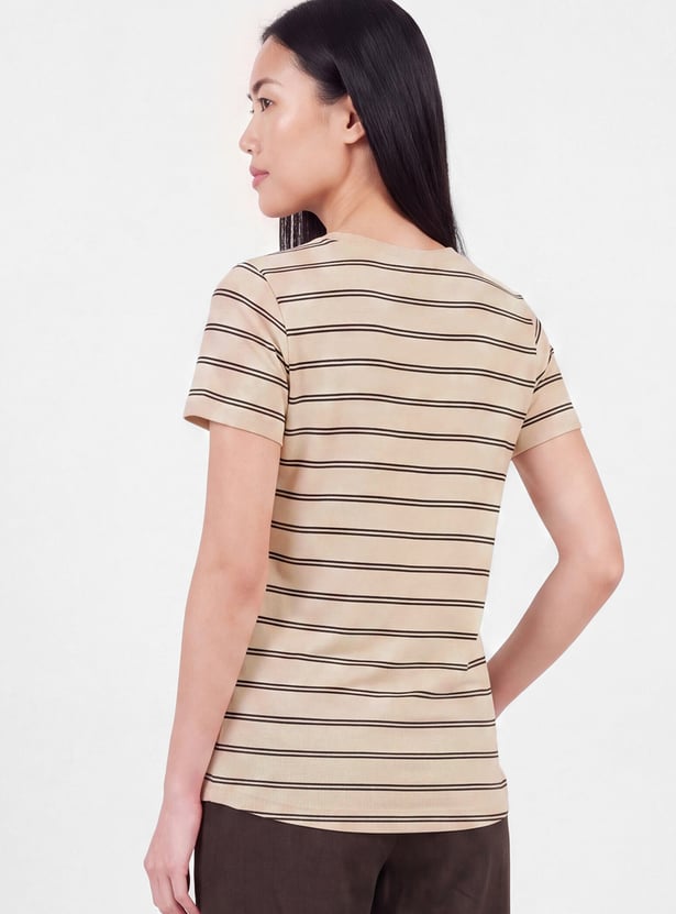 Women Striped T-shirt