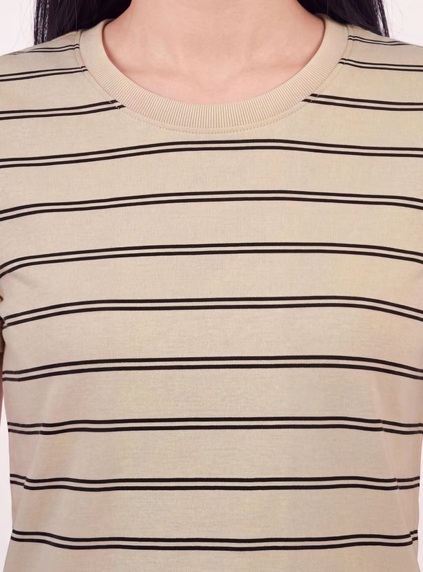 Women Striped T-shirt