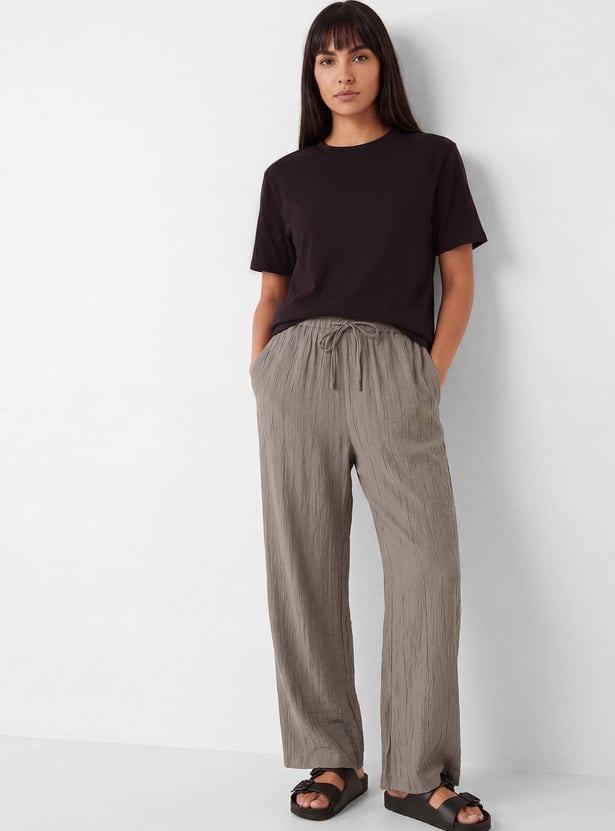 Women Textured T-shirt