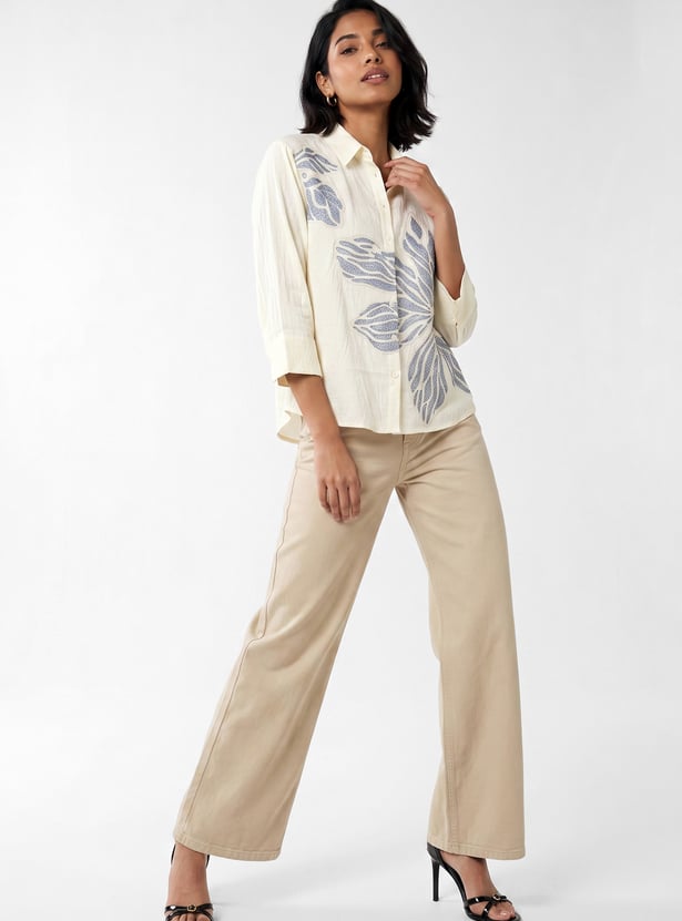 Women Embroidered Shirt