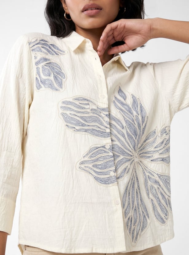 Women Embroidered Shirt