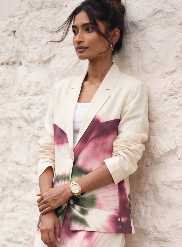 Women Printed Blazer