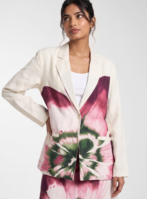Women Printed Blazer