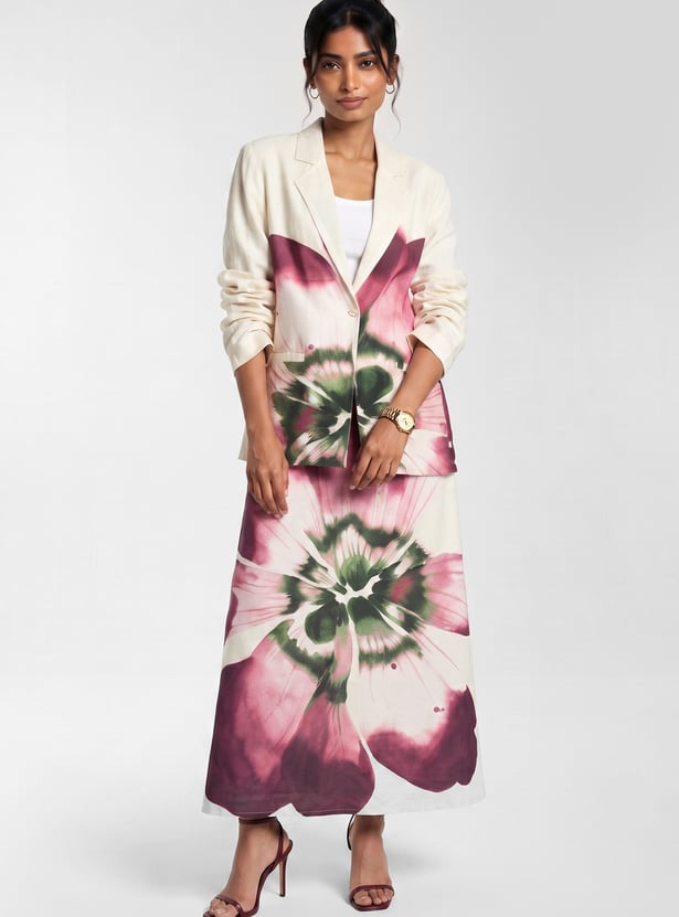 Women Printed Blazer