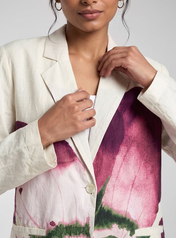 Women Printed Blazer