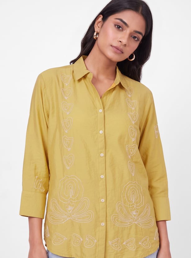 Women Embroidered Shirt