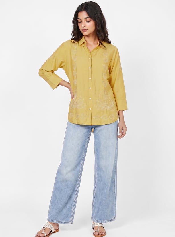 Women Embroidered Shirt