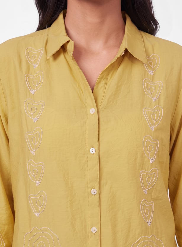 Women Embroidered Shirt