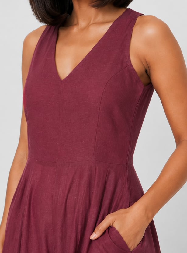 Women Solid Maxi Dress