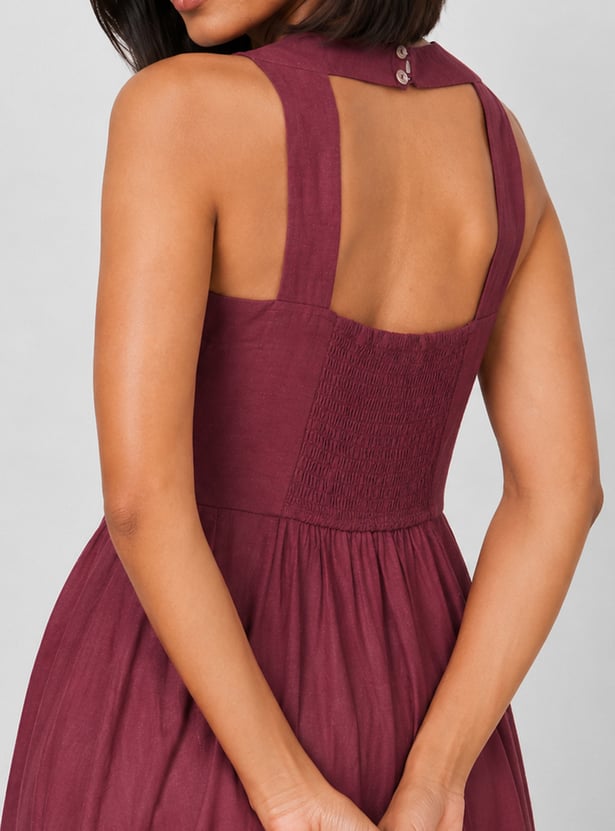 Women Solid Maxi Dress