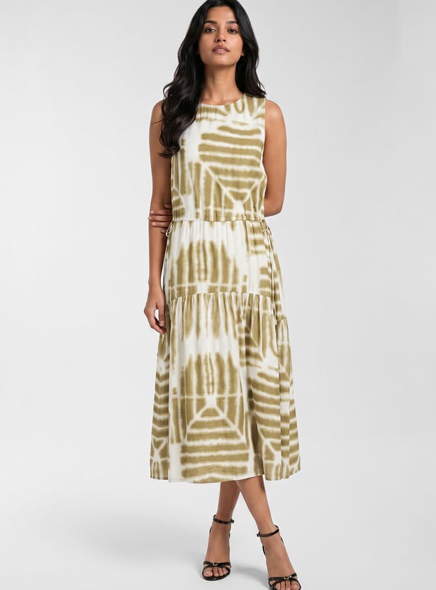 Women Printed Midi Dress
