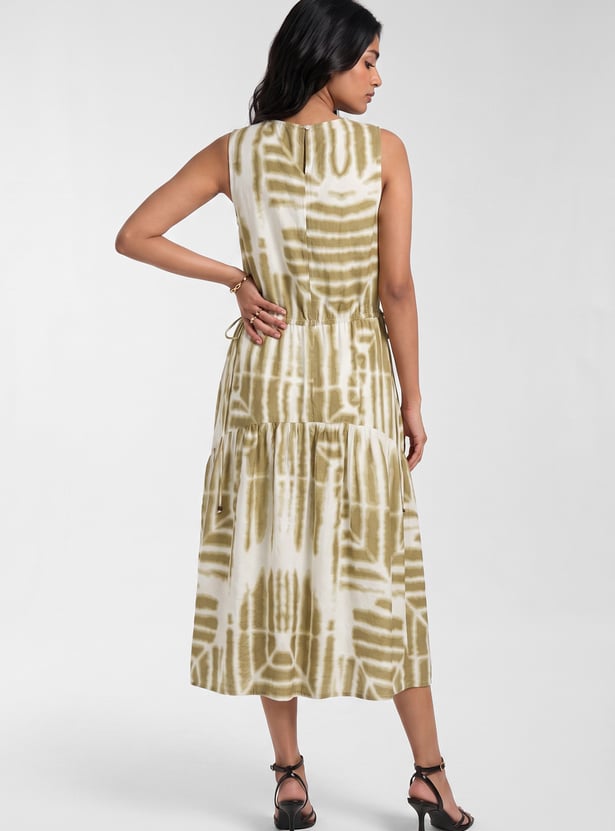 Women Printed Midi Dress
