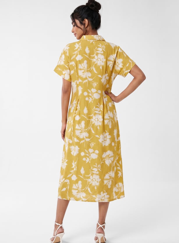 Women Printed Shirt Dress