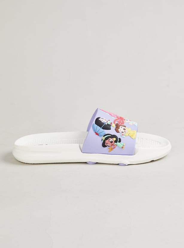 Girls Disney Printed Sliders