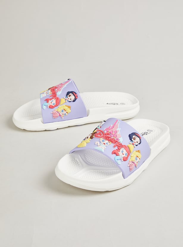 Girls Disney Printed Sliders